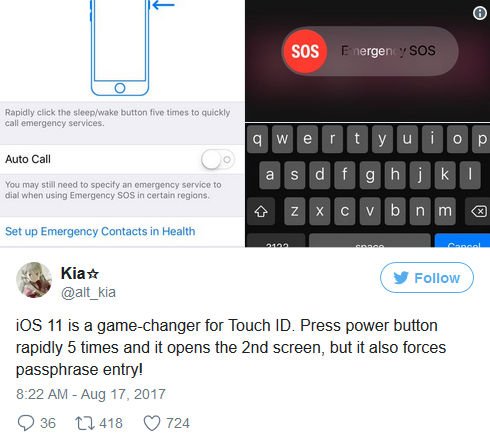 iOS 11 i nowy "cop button"