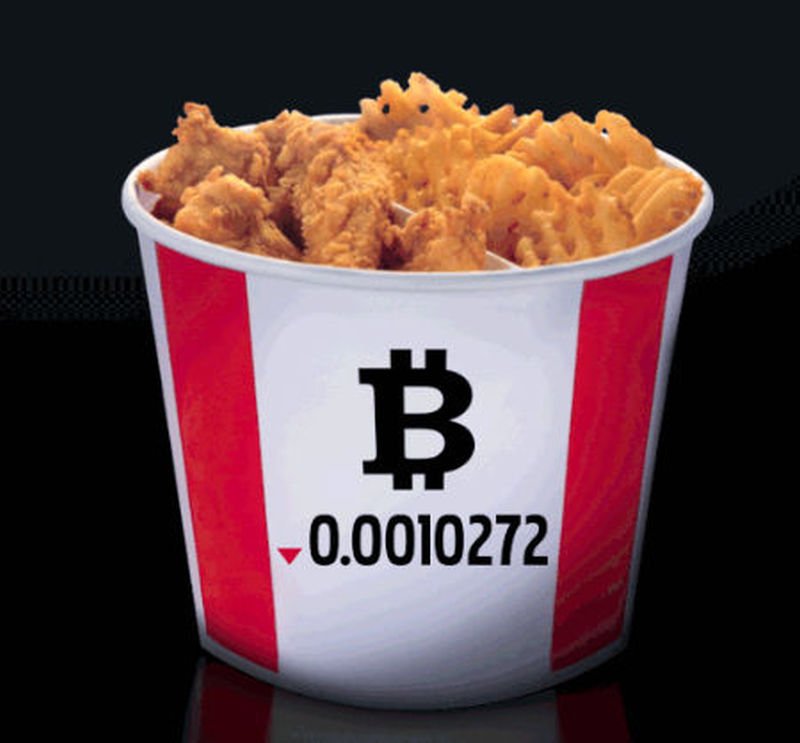 Bitcoin Bucket KFC