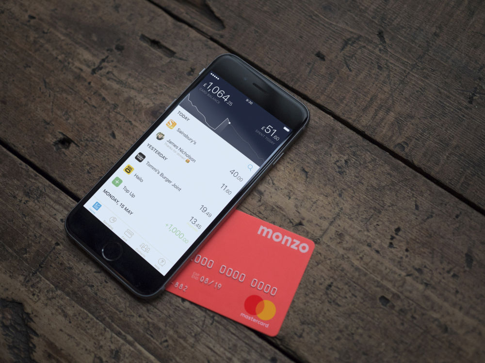 Aplikacja Monzo Bank dostępna jest także na iOS.