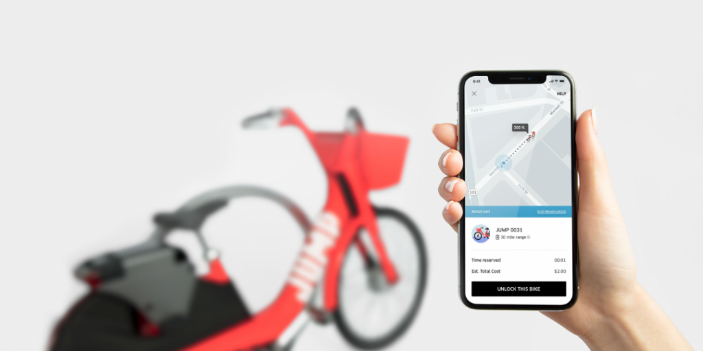 Elektryczne rowery Jump w aplikacji Ubera - jak to działa